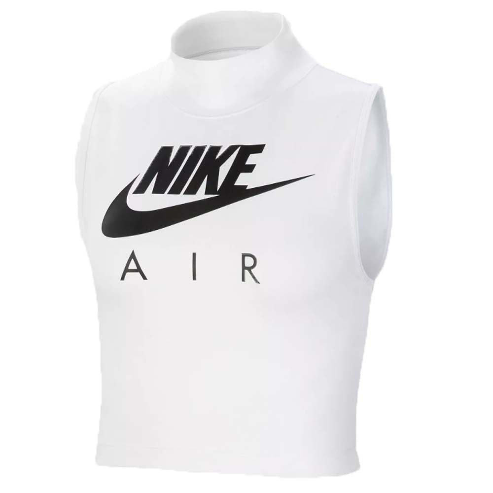 CANOTTA NIKE DONNA CJ3782 010 100 QIR NERO BIANCO