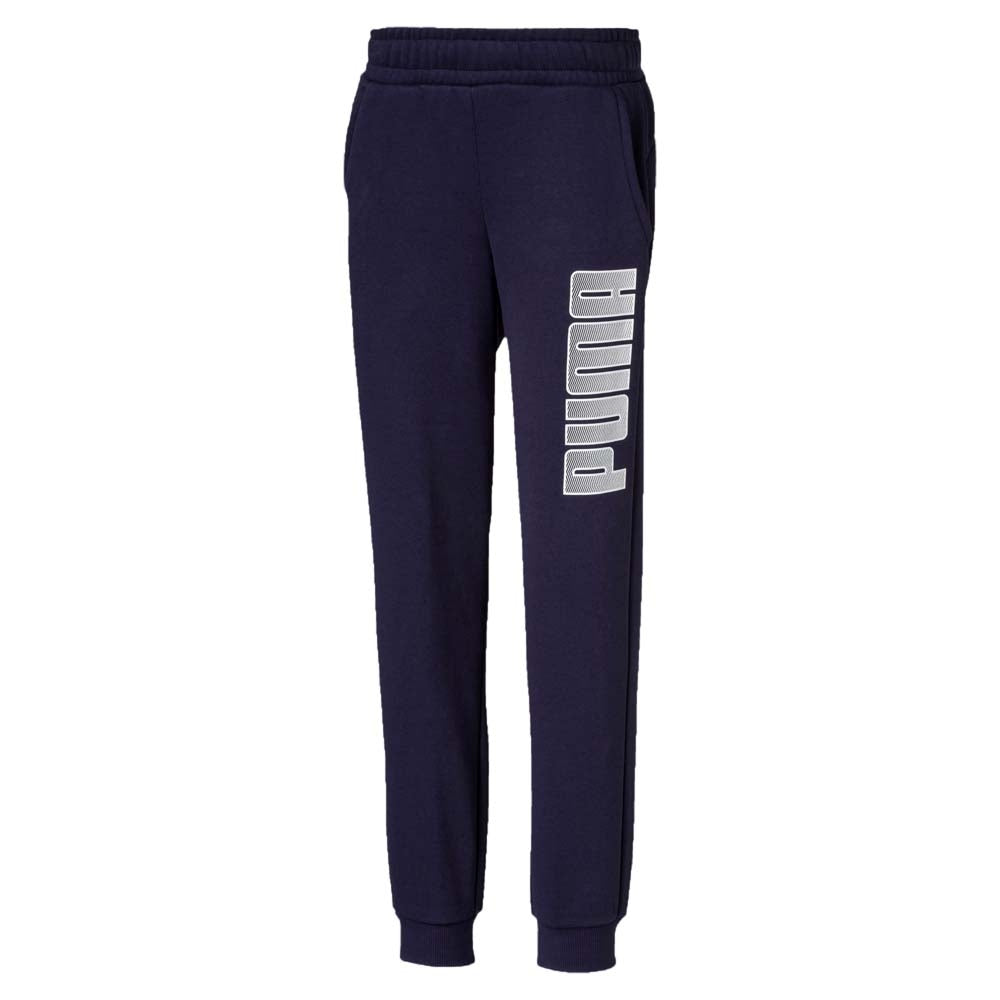 PANTALONE PUMA RAGAZZI 580327 KA SWEAT PANTS NERO BLU JR