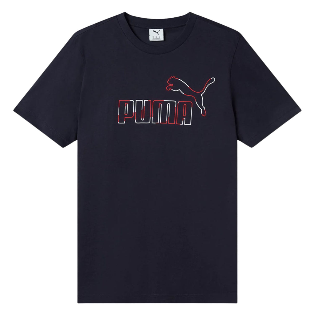 T-SHIRT PUMA 688913 16 ESSENTIALS PIQUE COTONE BLU