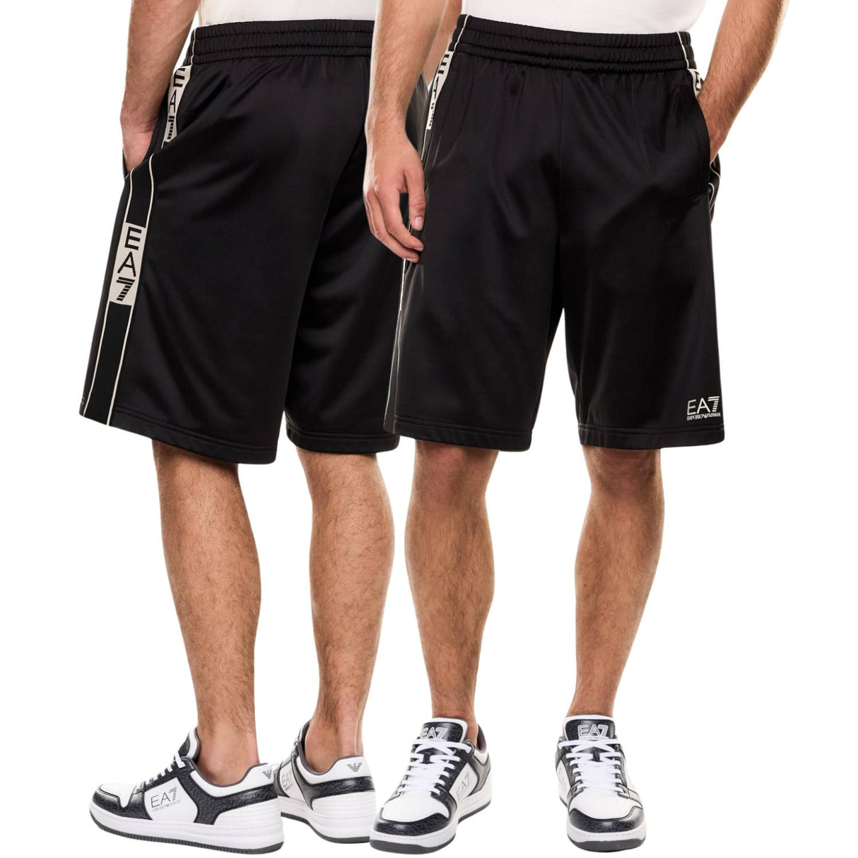 PANTALONCINO ARMANI EA7 E26 7M002319 AF12449 UC001 NERO