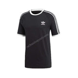 MEN'S T-SHIRT ADIDAS ORIGINALS CW1202 CW1203 BLACK WHITE 3STRIPES TEE