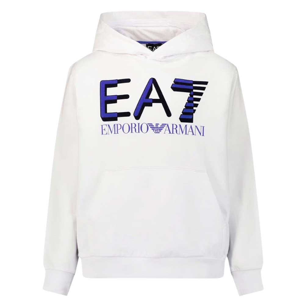 SWEAT-SHIRT ARMANI EA7 POUR GARÇONS I23 6RBM64 BJ05Z 1100 COTON BROSSÉ