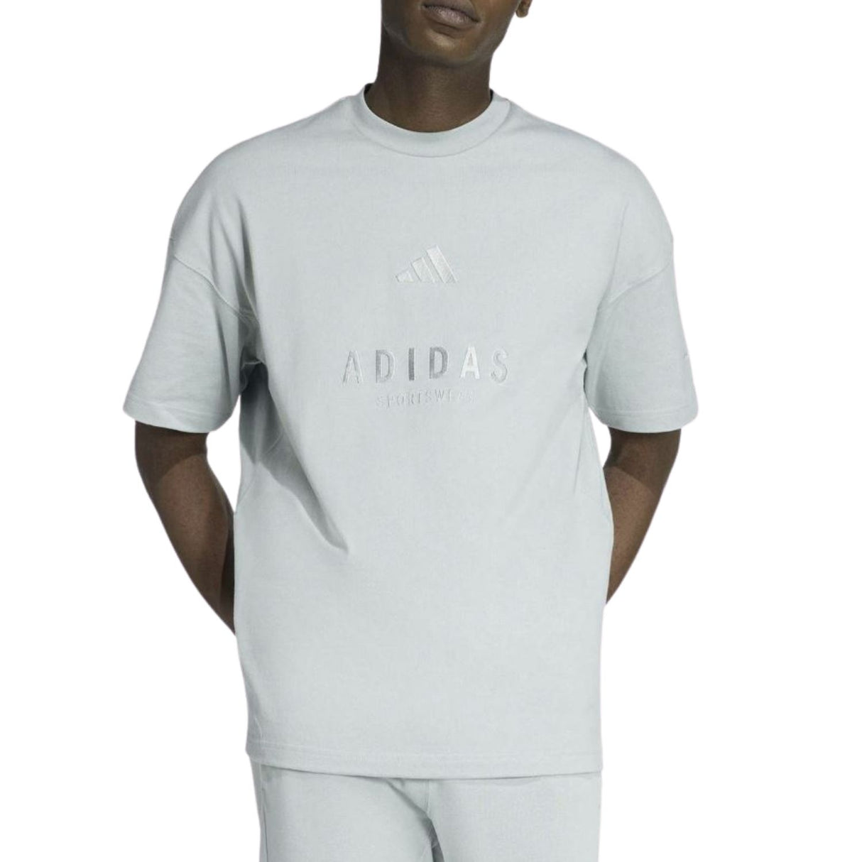 T-SHIRT ADIDAS KC4656 GRAFICA NERO COTONE