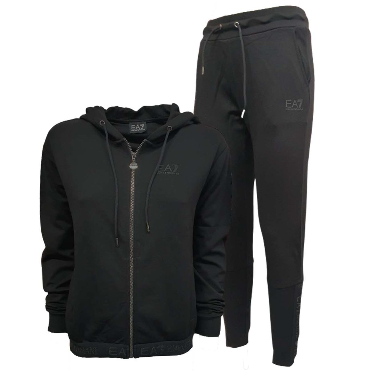 ARMANI EA7 6LTV64 TJJBZ BLACK WOMEN'S TRACKSUIT