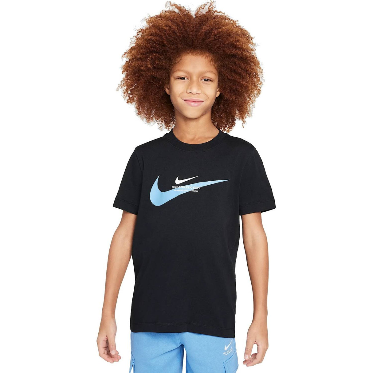 T-SHIRT RAGAZZI NIKE HV6970-010 SPORTWEAR COTONE NERO