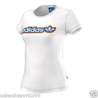Women Originals T-shirt Adidas Sports Jersey Cotton Leisure AJ7733/34