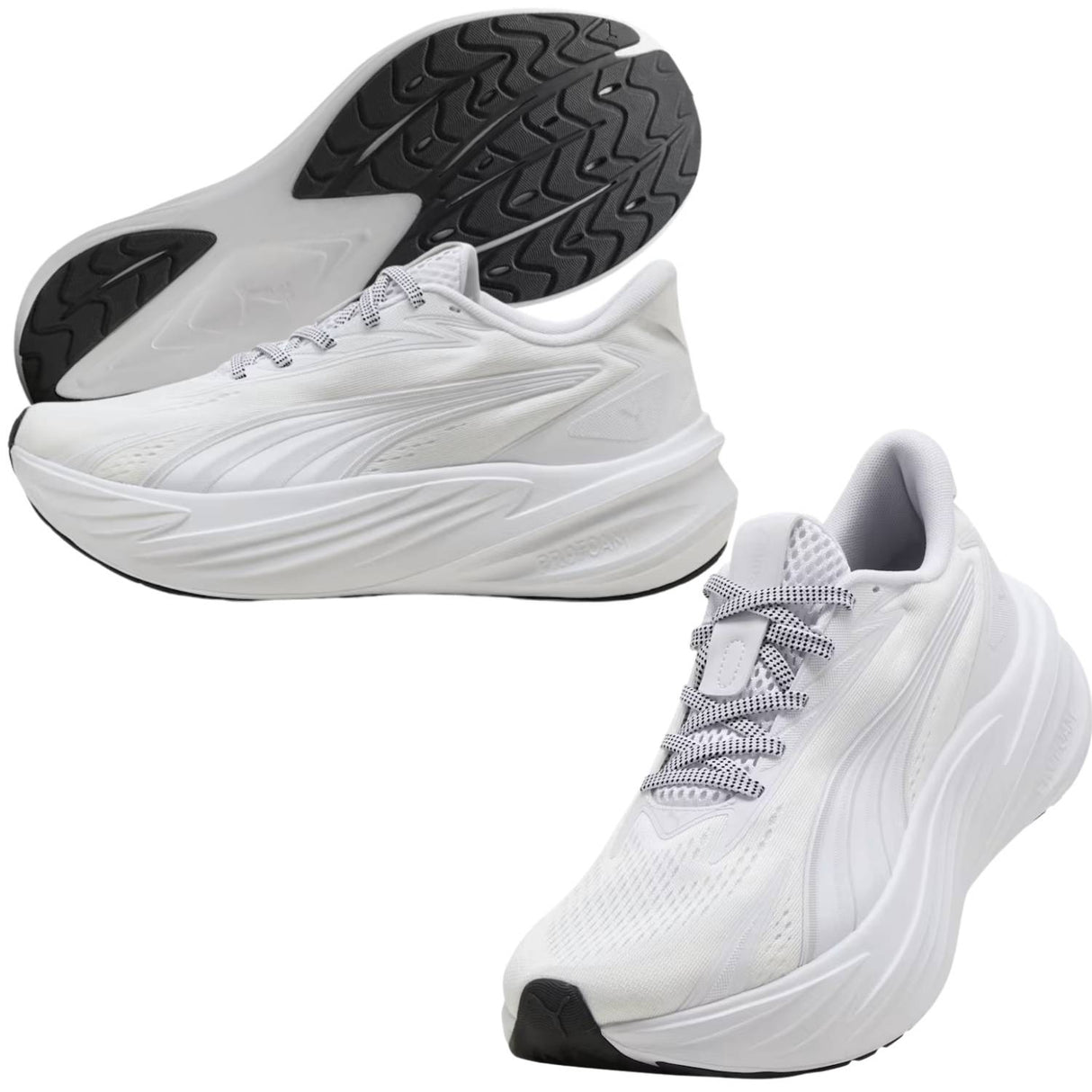 SCARPA PUMA 313313 08 RUNNING MAXIMA PRO UNISEX BIANCO
