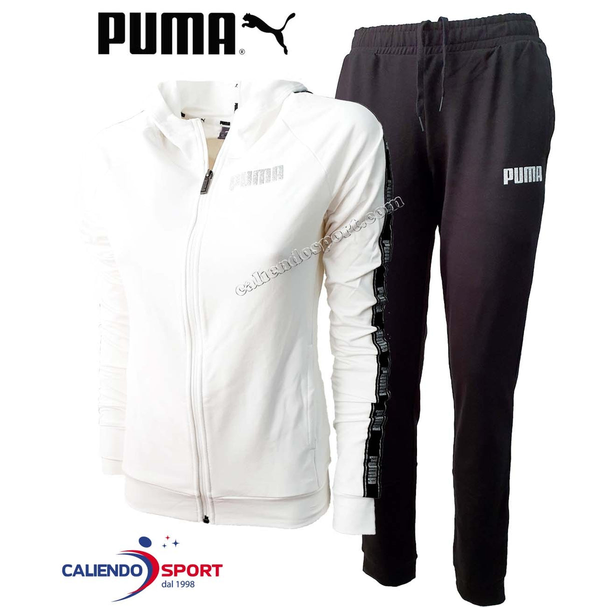 TUTA DONNA PUMA 583663 01 COTONE SPORT