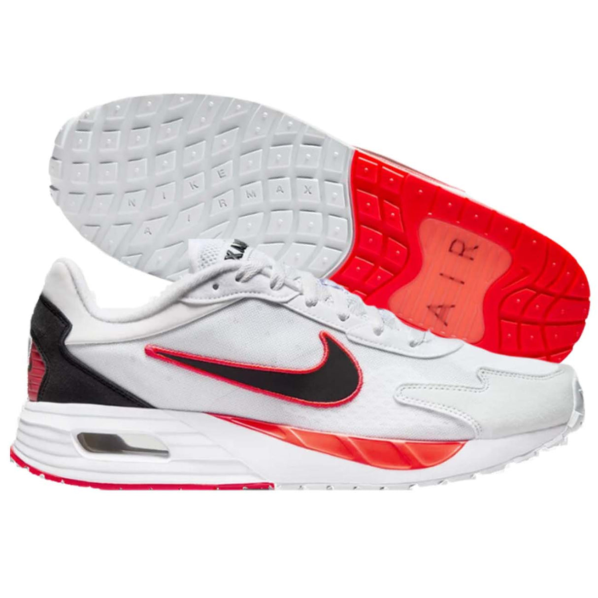 SCARPA NIKE DX3666 105 AIR MAX SOLO BIANCO