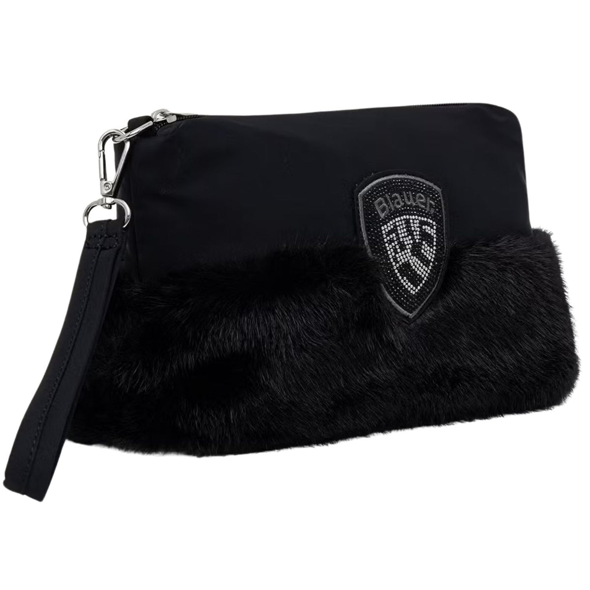 POCHETTE DONNA BLAUER F6MIRA02 PAD BLK NERO