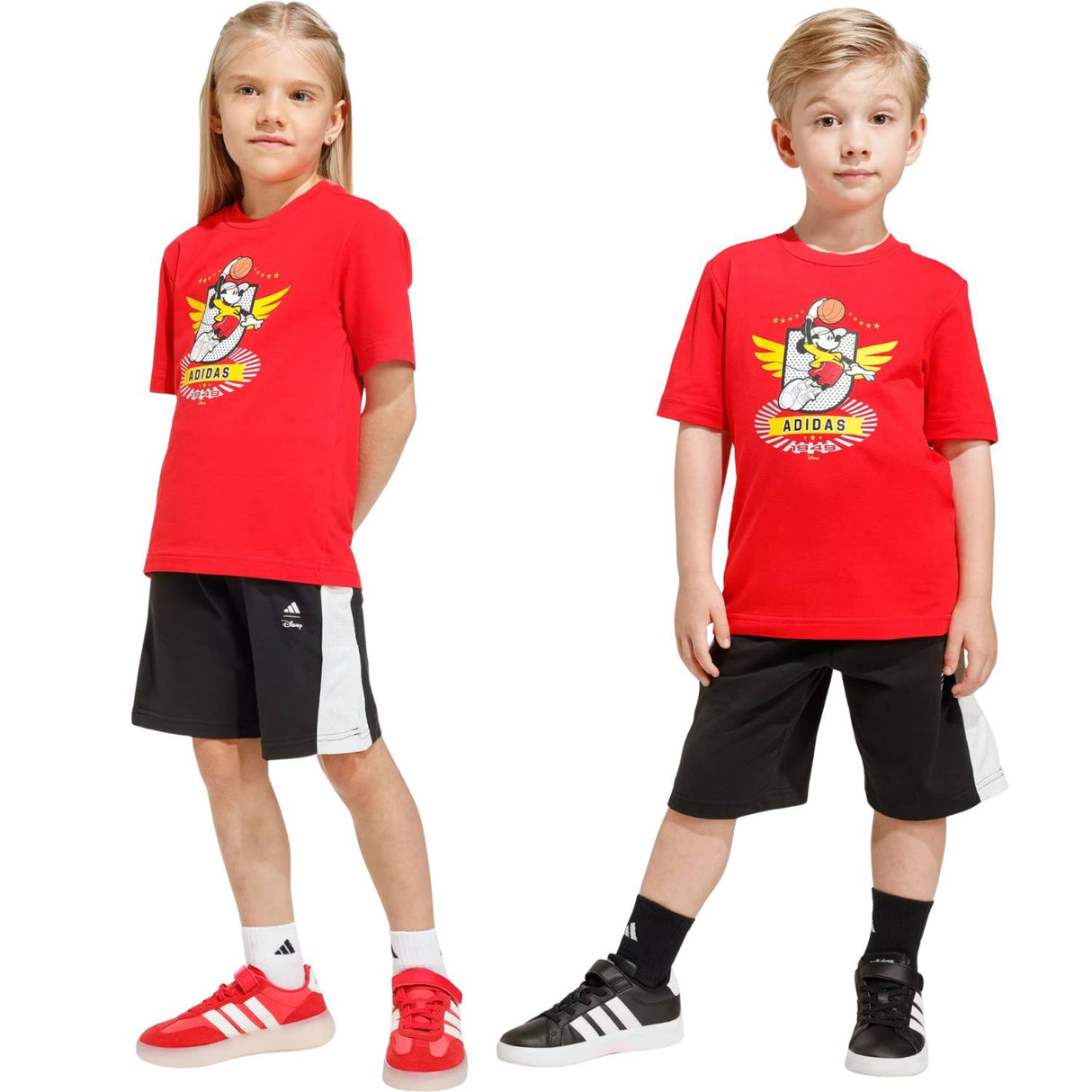 COMPLETO BAMBINI ADIDAS JZ7672 MICKEY MOUSE COTONE