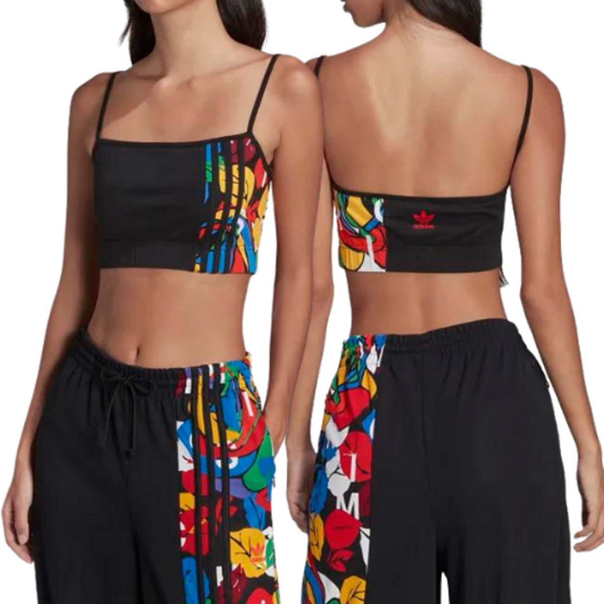 TOP ADIDAS DONNA HC4465 ORIGINALS NERO