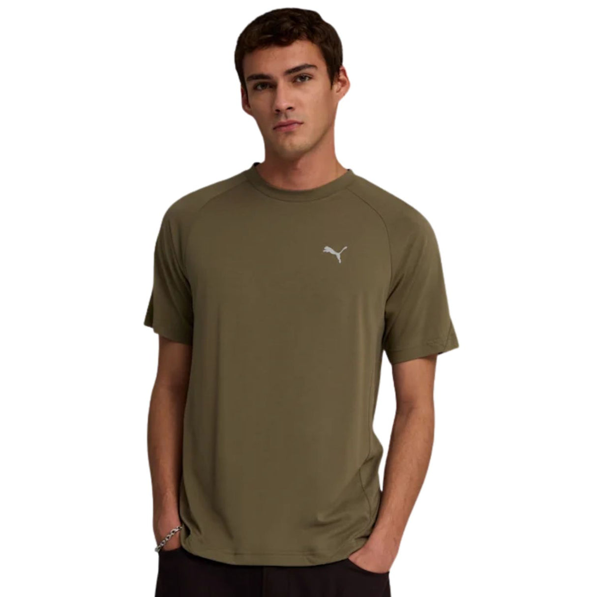 T-SHIRT PUMA 692189 81 VELOCITY EVOSTRIPE VERDE