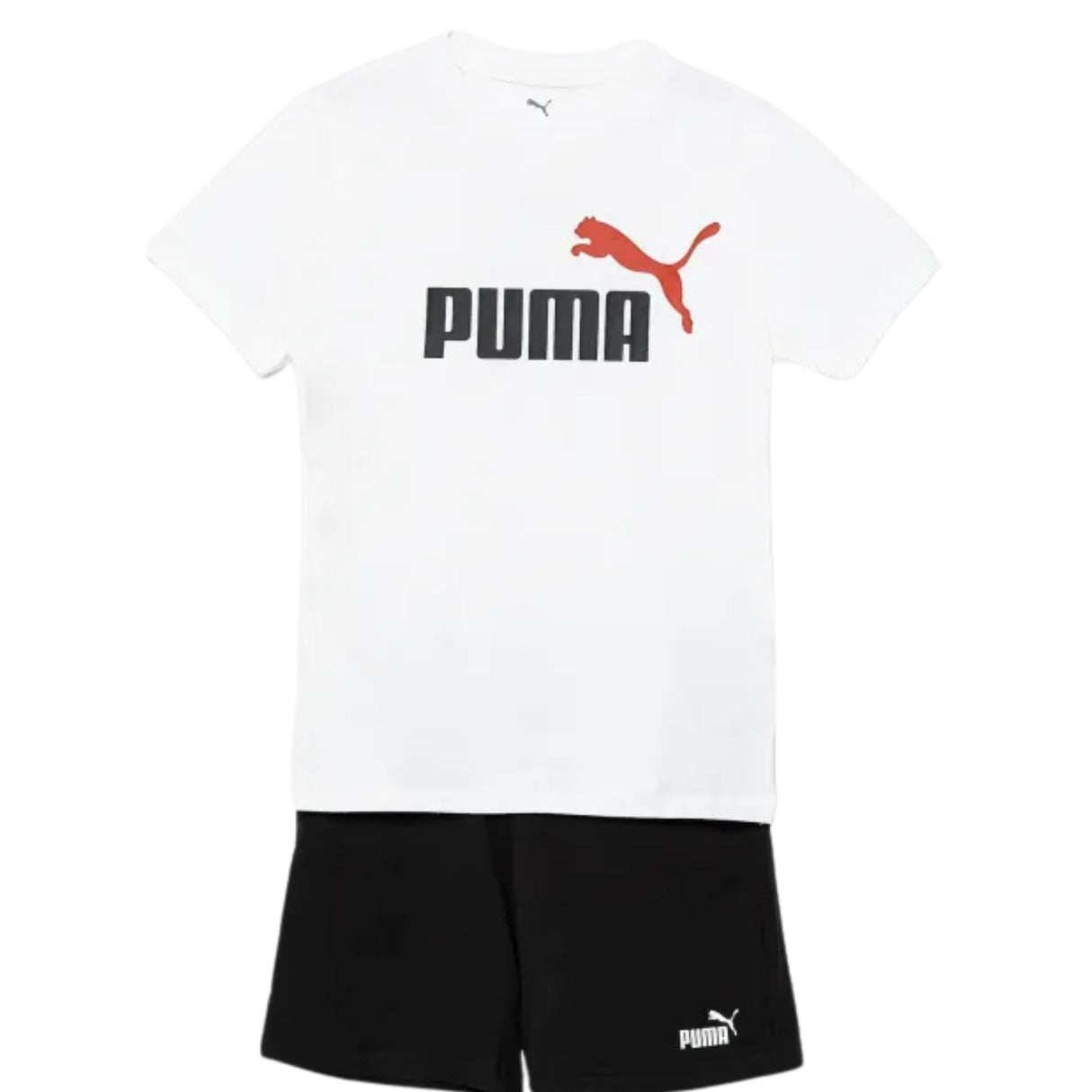 COMPLETO BAMBINI PUMA 686298-02 ESS COLOR LOGO COTONE