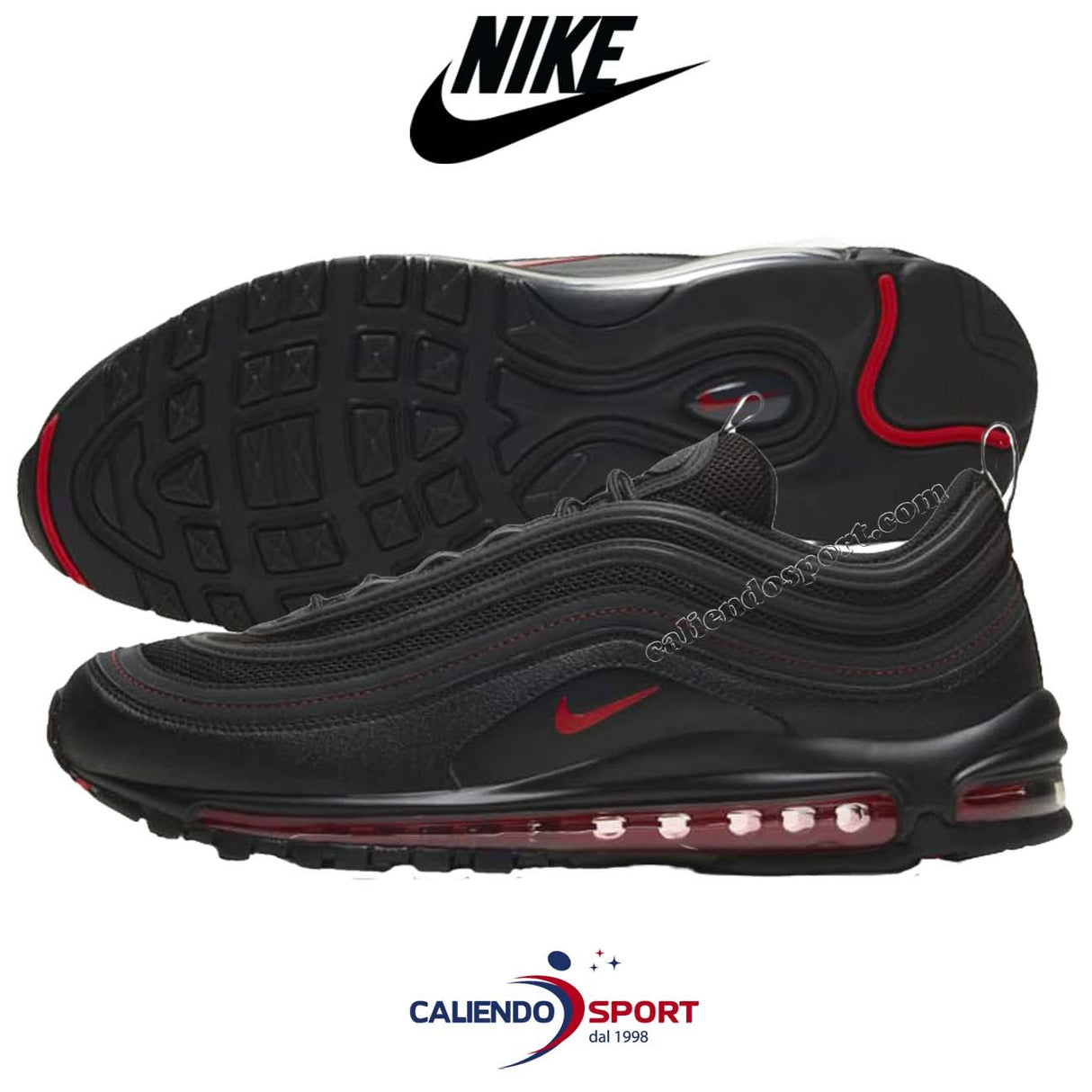SCARPA NIKE AIR MAX 97 DH4092 001 NERO
