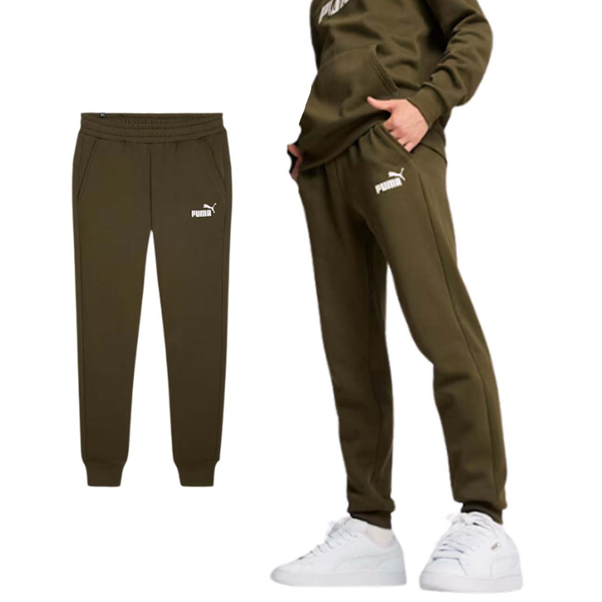 PANTALONE PUMA 586715 08 ESSENTIALS COTONE FELPATO