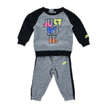 TUTA NIKE BAMBINO 86G985 GEH JUST DO IT COTONE GARZATO