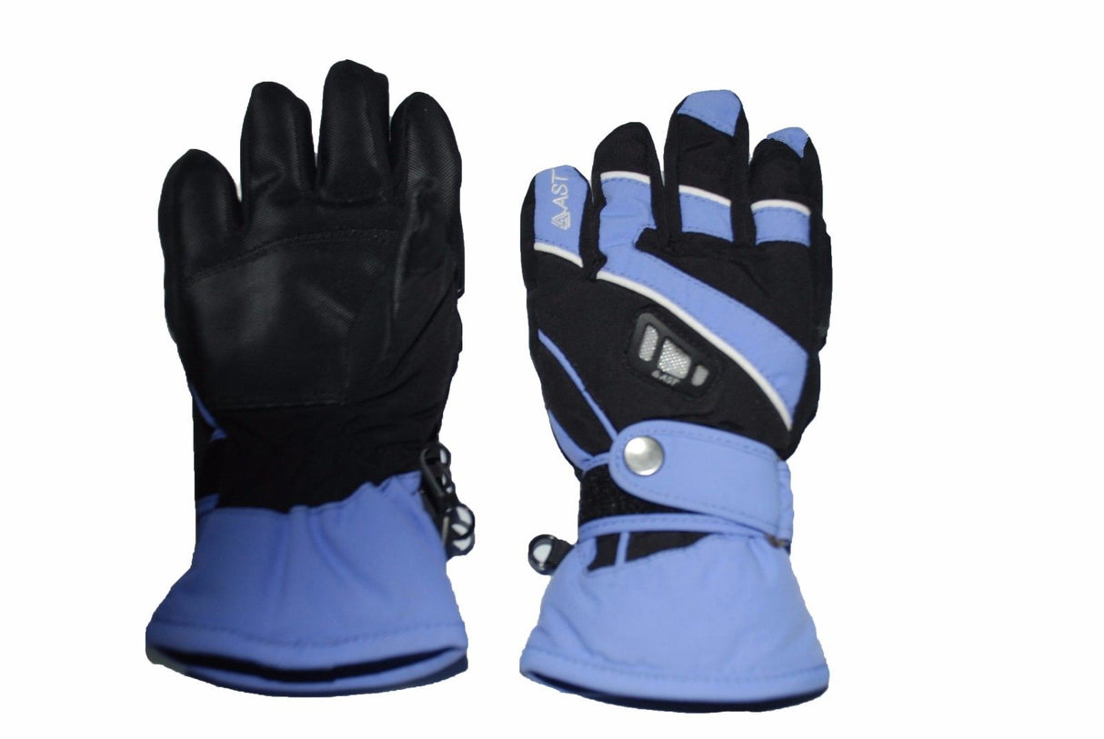 ASTROLABIO PADDED SNOWBOARD SKI GLOVES, AST BEBY GHERL PURPLE Y89Z