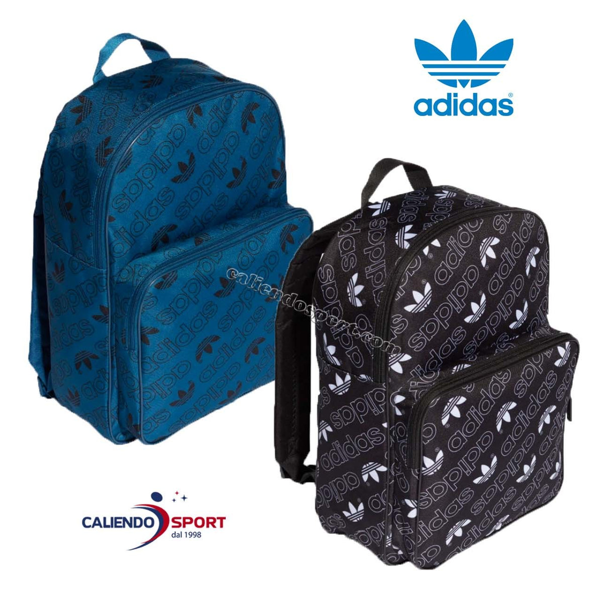 SAC À DOS ADIDAS ORIGINALS DV0187 BLEU DV0188 NOIR ADICOLOR M
