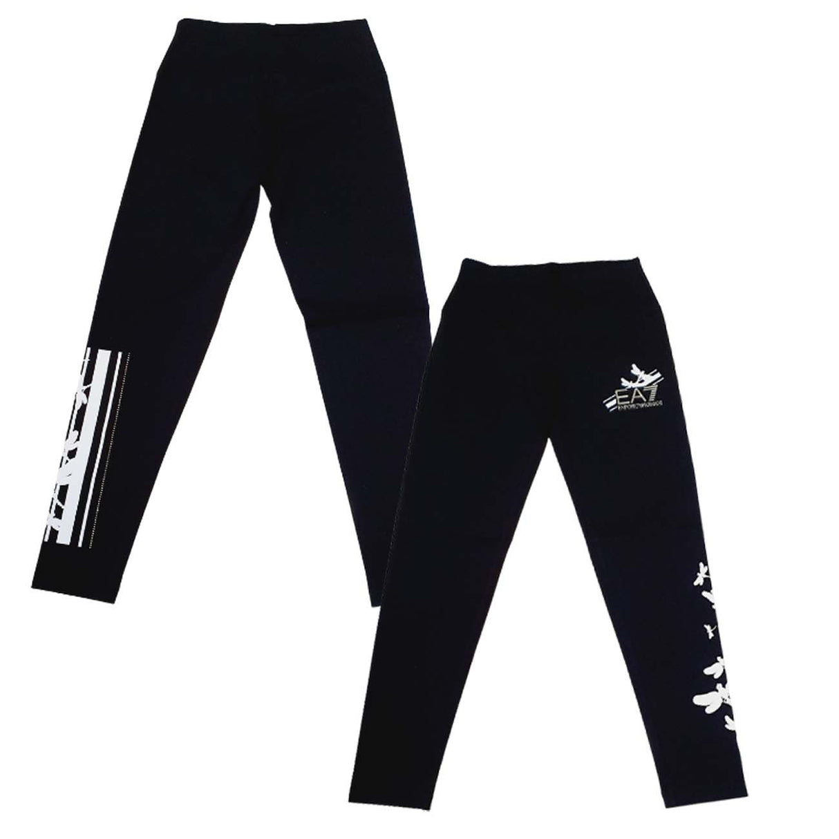 ARMANI EA7 3LTP68TJ01Z C0200 ELASTIC COTTON LEGGINGS