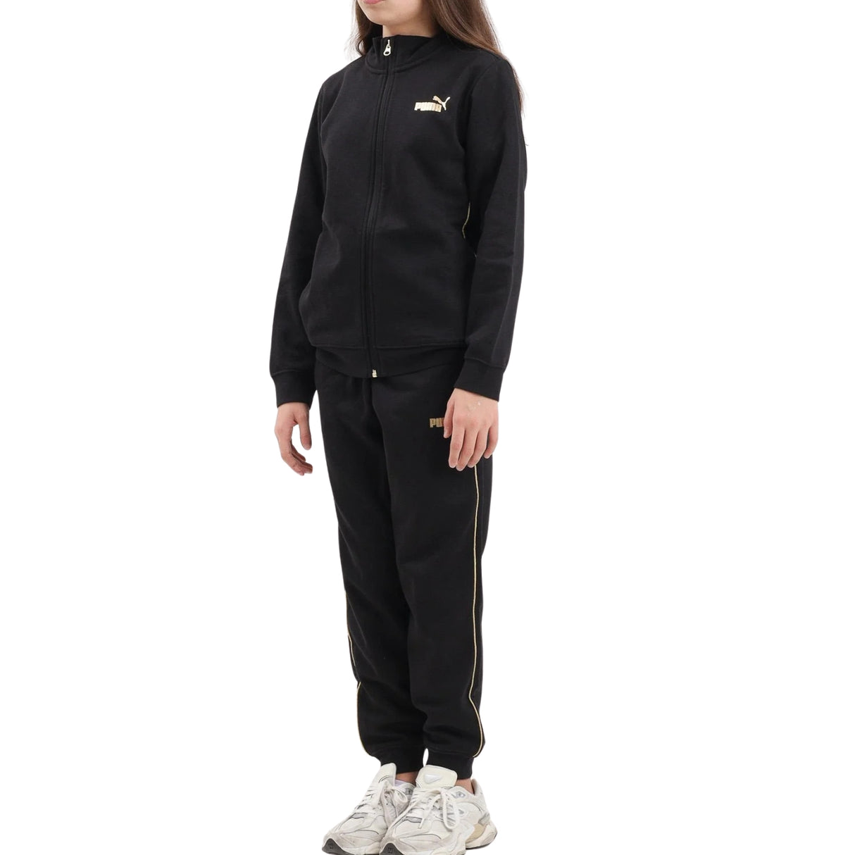 TUTA RAGAZZE PUMA 692212 01 ESSENTIALS COTONE FELPATO