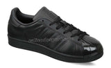 WOMEN'S SHOE BB0683 BB0684 ADIDAS ORIGINALS SUPERSTAR GLOSSY TOE BLACK WHITE