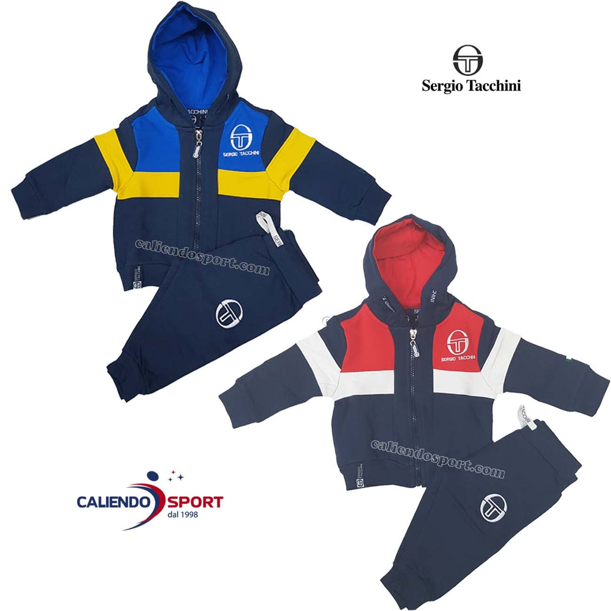 SURVÊTEMENT SWEAT-SHIRT BLEU POUR ENFANTS SERGIO TACCHINI 3071T0018