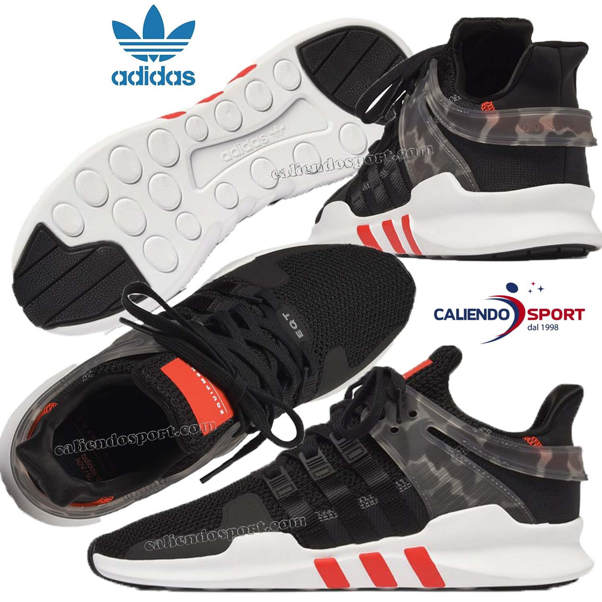 ADIDAS MEN'S SHOES AQ1043 EQT SUPPORT ADV BLACK