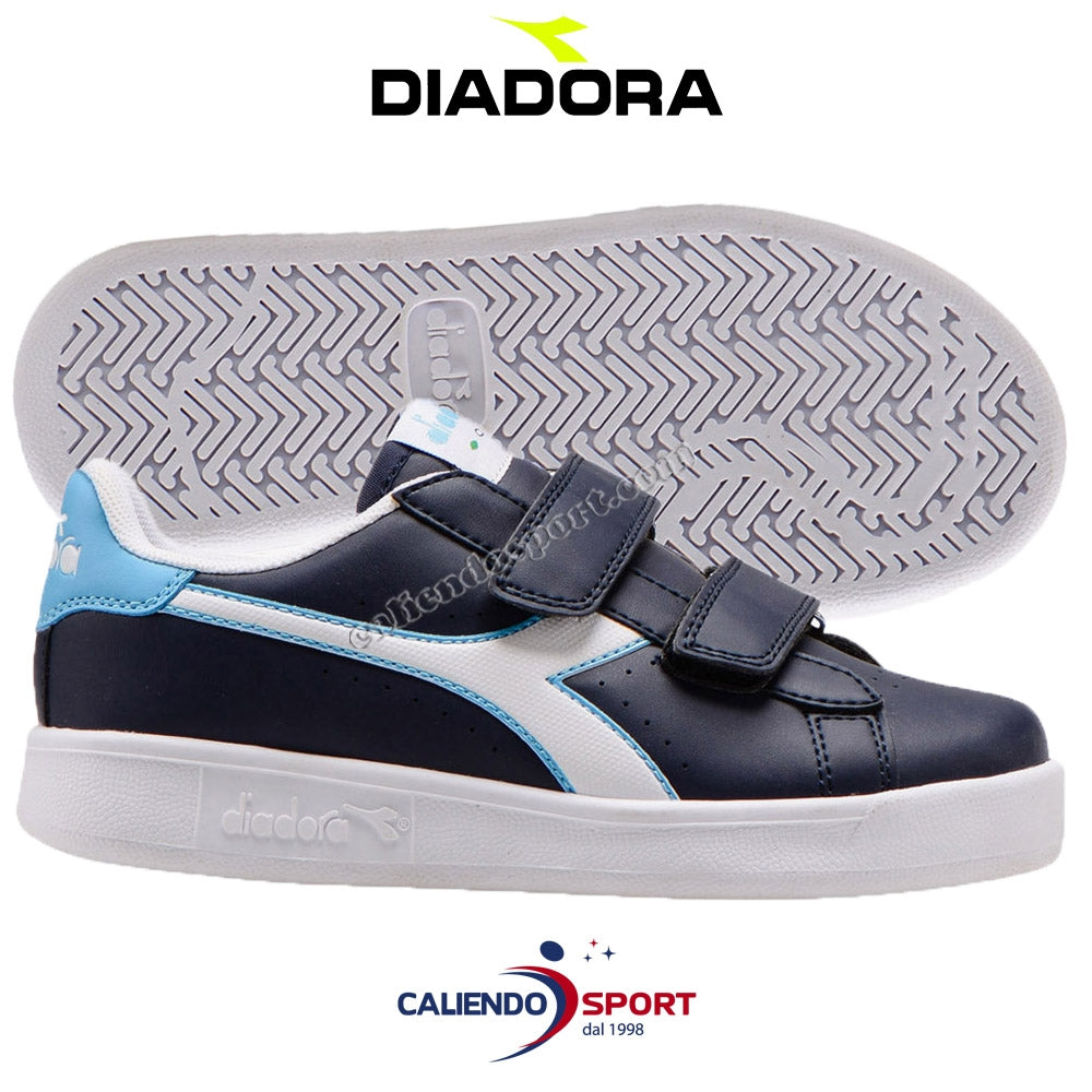DIADORA BOYS SHOES 173324 C4186 BLUE GAME P
