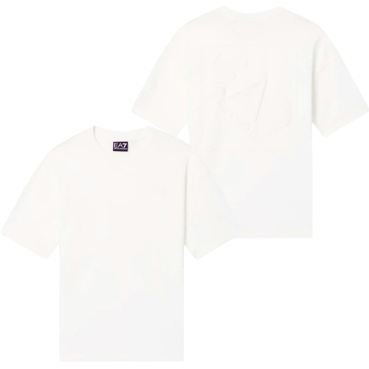 T-SHIRT RAGAZZI ARMANI EA7 E26 7B000256 AF12874 U0004 COTONE
