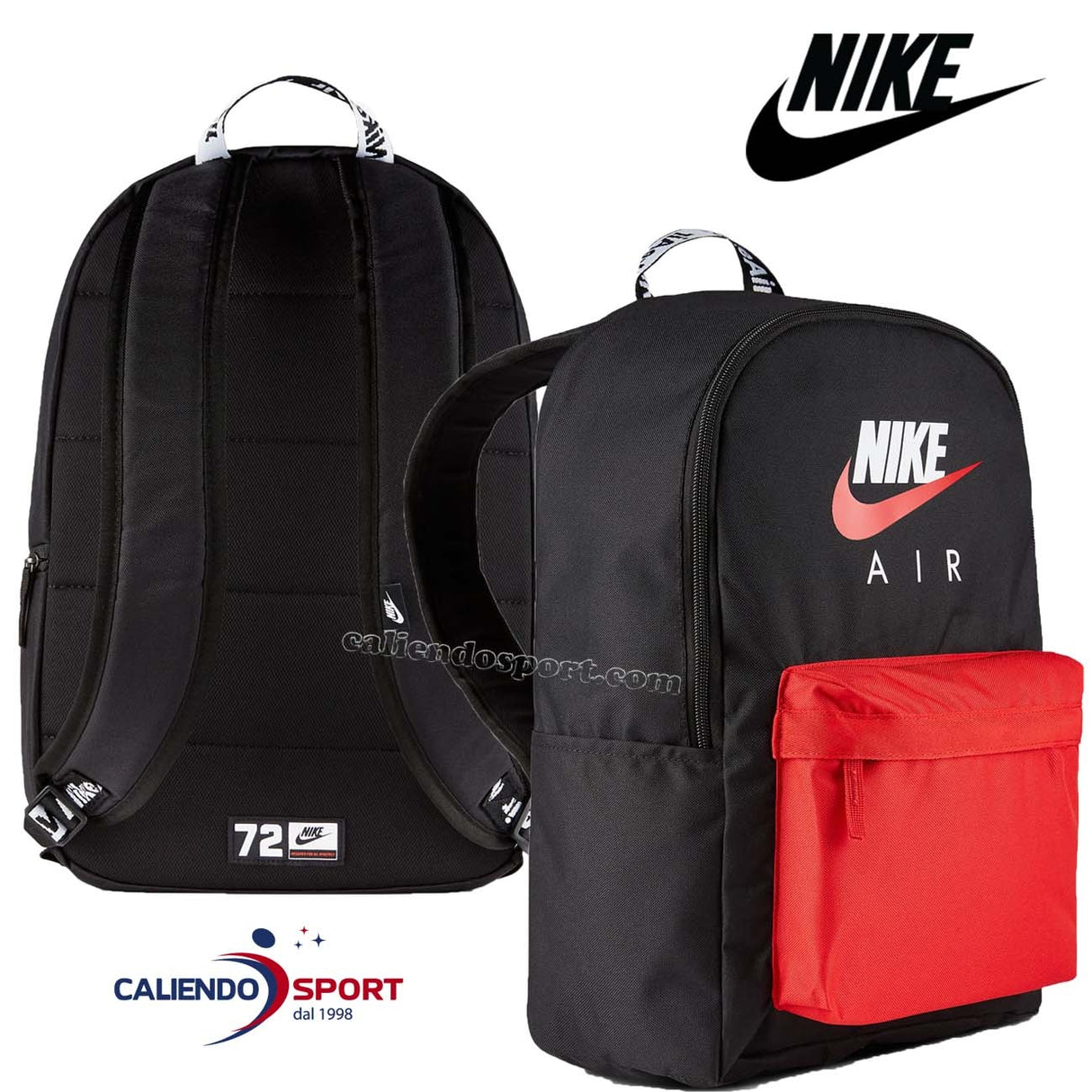 SAC À DOS UNISEXE NIKE CW9265 011 AIR HERITAGE ÉCOLE TEMPS LIBRE