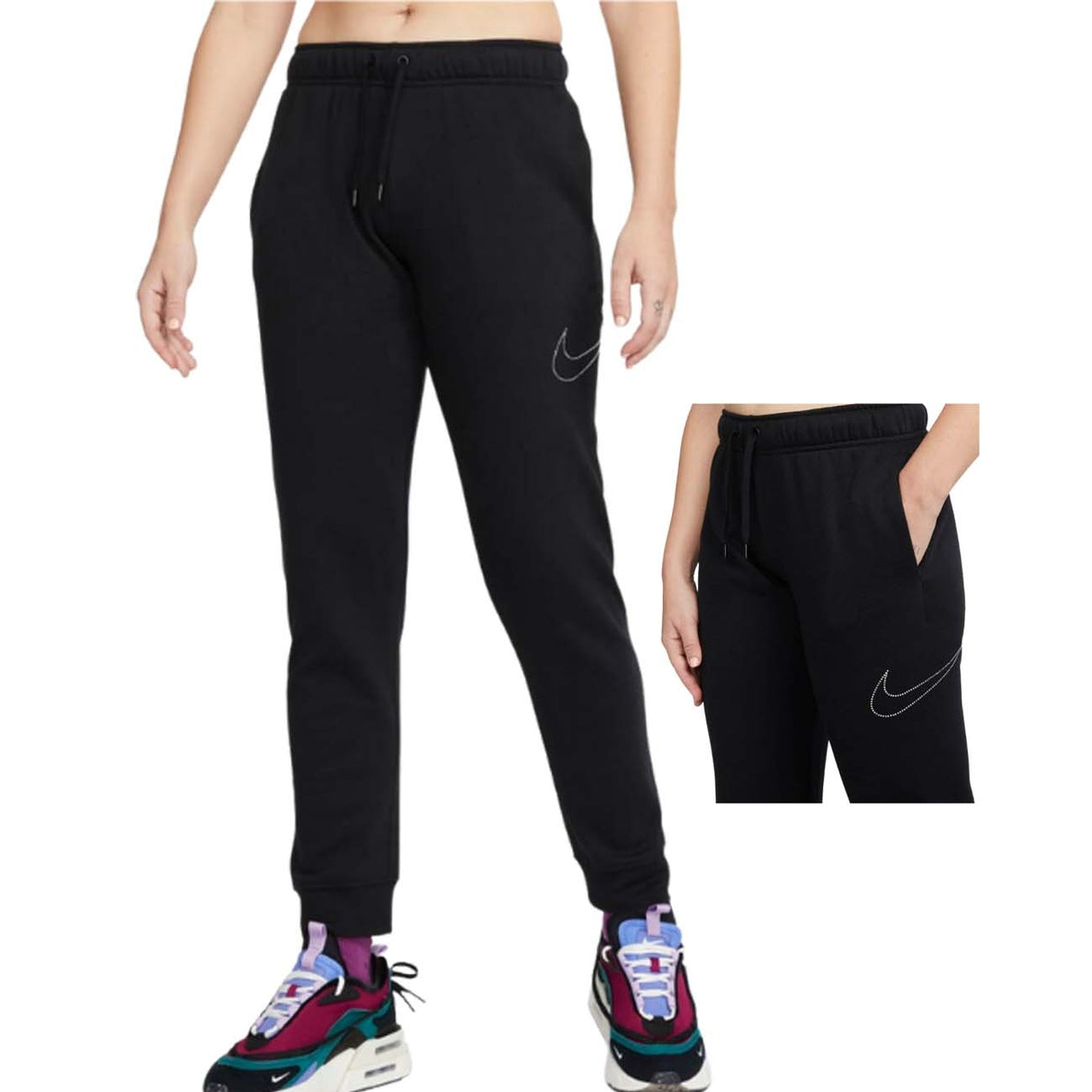 WOMEN'S TROUSERS NIIKE DD5842 010 BLACK JOGGER