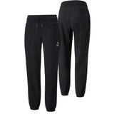 PANTALONE DONNA PUMA 535063 RELAXED COTONE GARZATO