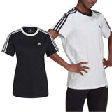 ADIDAS WOMEN'S T-SHIRT GS1379 H10201 ESSENTIALS 3-STRIPES