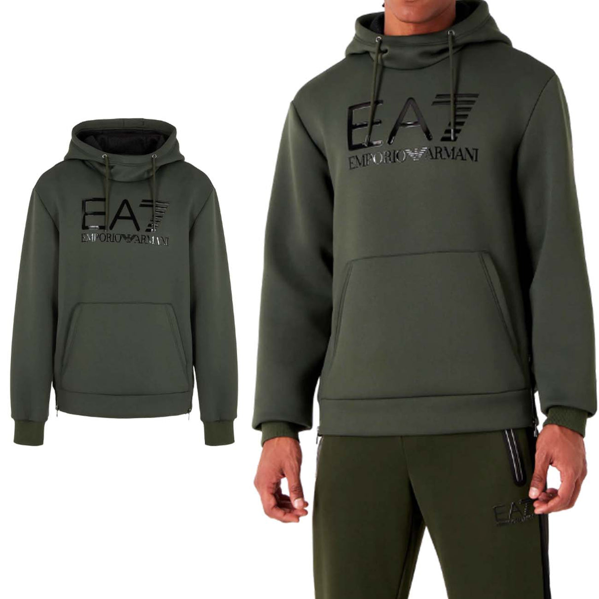 FELPA ARMANI EA7 I23 6RPM18 PJHFZ 1845 COTONE FELPATO