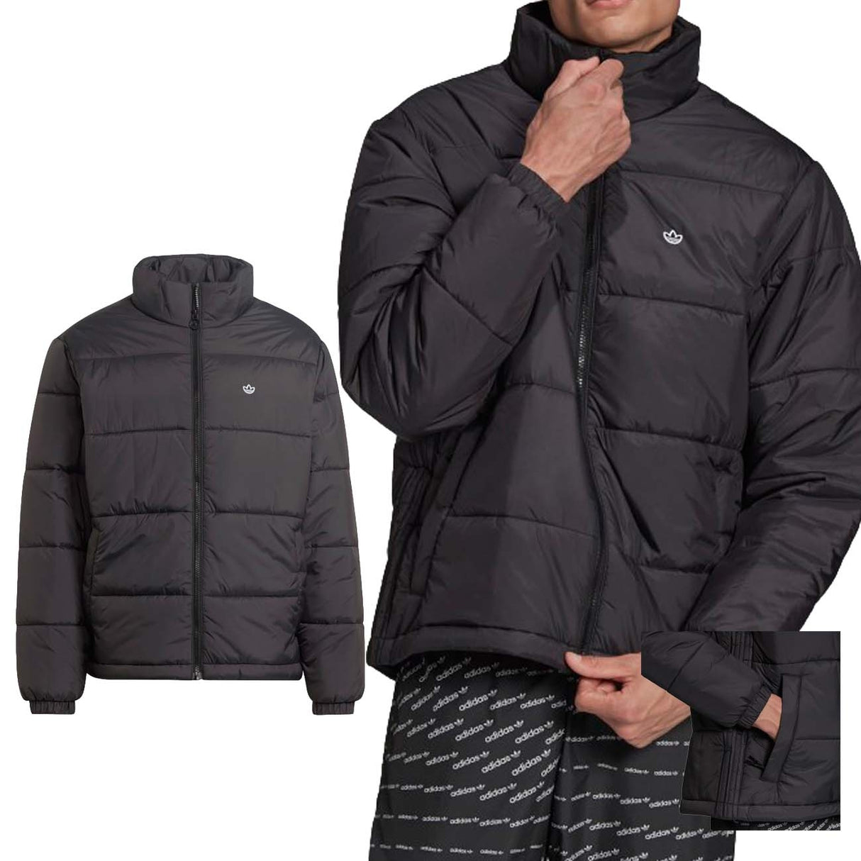 GIACCA ADIDAS H13551 IMBOTTITA PADDED STAND-UP COLLAR