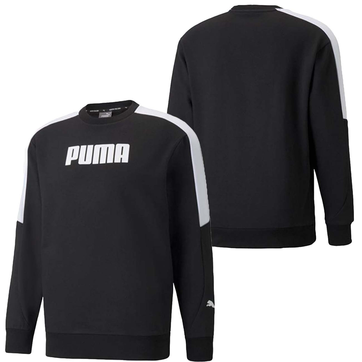 FELPA PUMA 589473 01 GIRO COLLO COTONE FELPATO