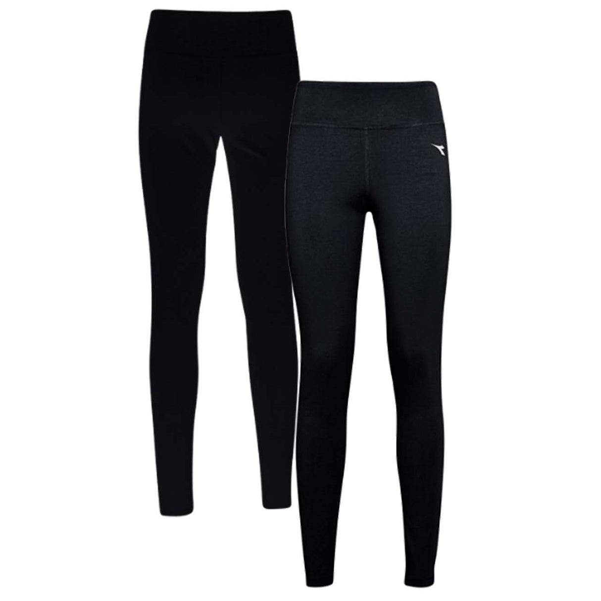 LEGGINGS DONNA DIADORA 173188 80013 COTONE NERO
