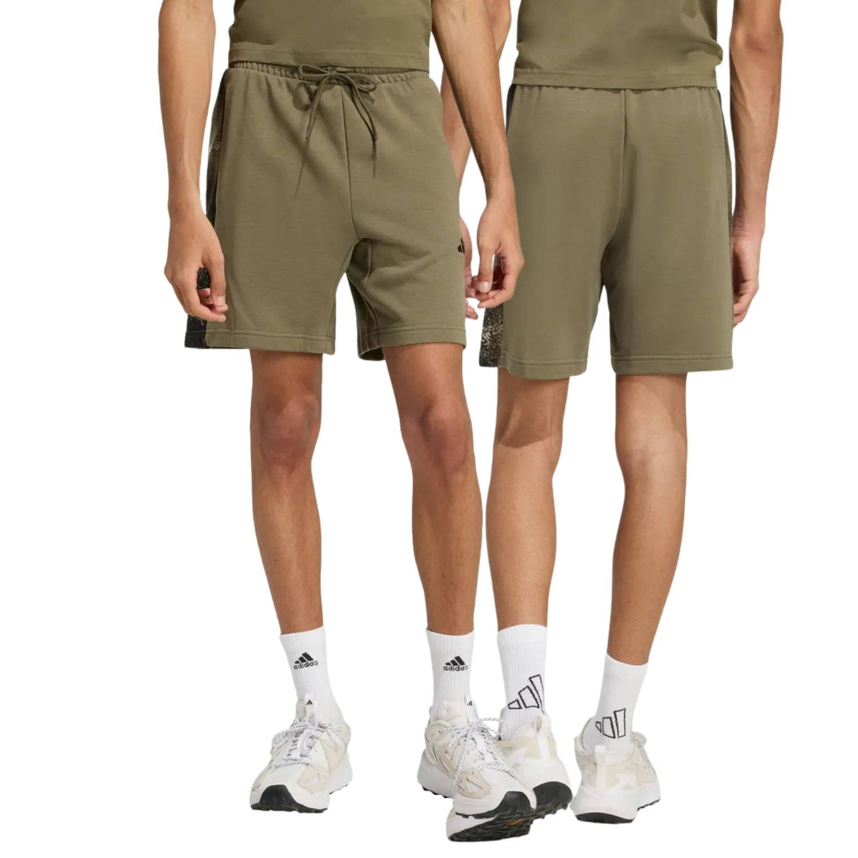PANTALONCINO ADIDAS KC0711 VERDE STAMPA CAMO