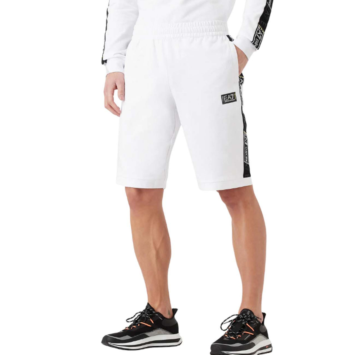 PANTALONCINO ARMANI EA7 3RPS56 PJ05Z 1100  LOGO SERIES