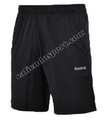 PANTALONCINO UOMO NERO BLU GRIGIO REEBOK Z60139 EL JERSEY SHORT CASUAL COTONE