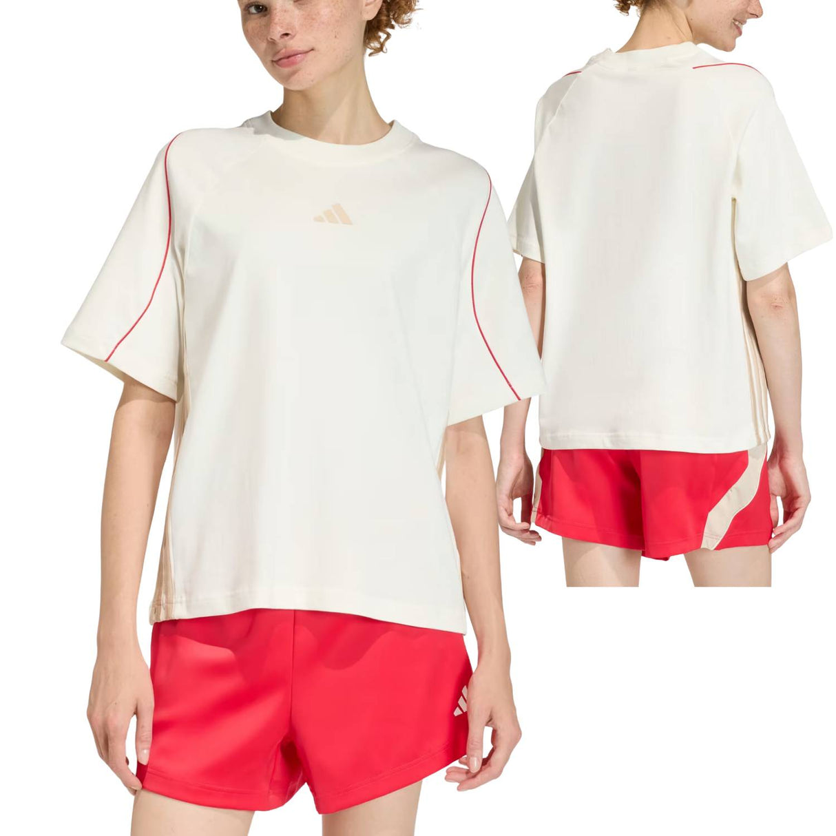 T-SHIRT DONNA ADIDAS KB4282 STADIUM 3 STRIPE OVER