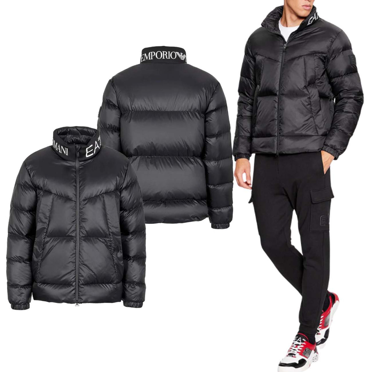 GIUBBOTTO ARMANI EA7 I23 6RPB33 PNEOZ NERO