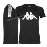 T-SHIRT AMIE AVEC BANDE DE LOGO KAPPA 304M530