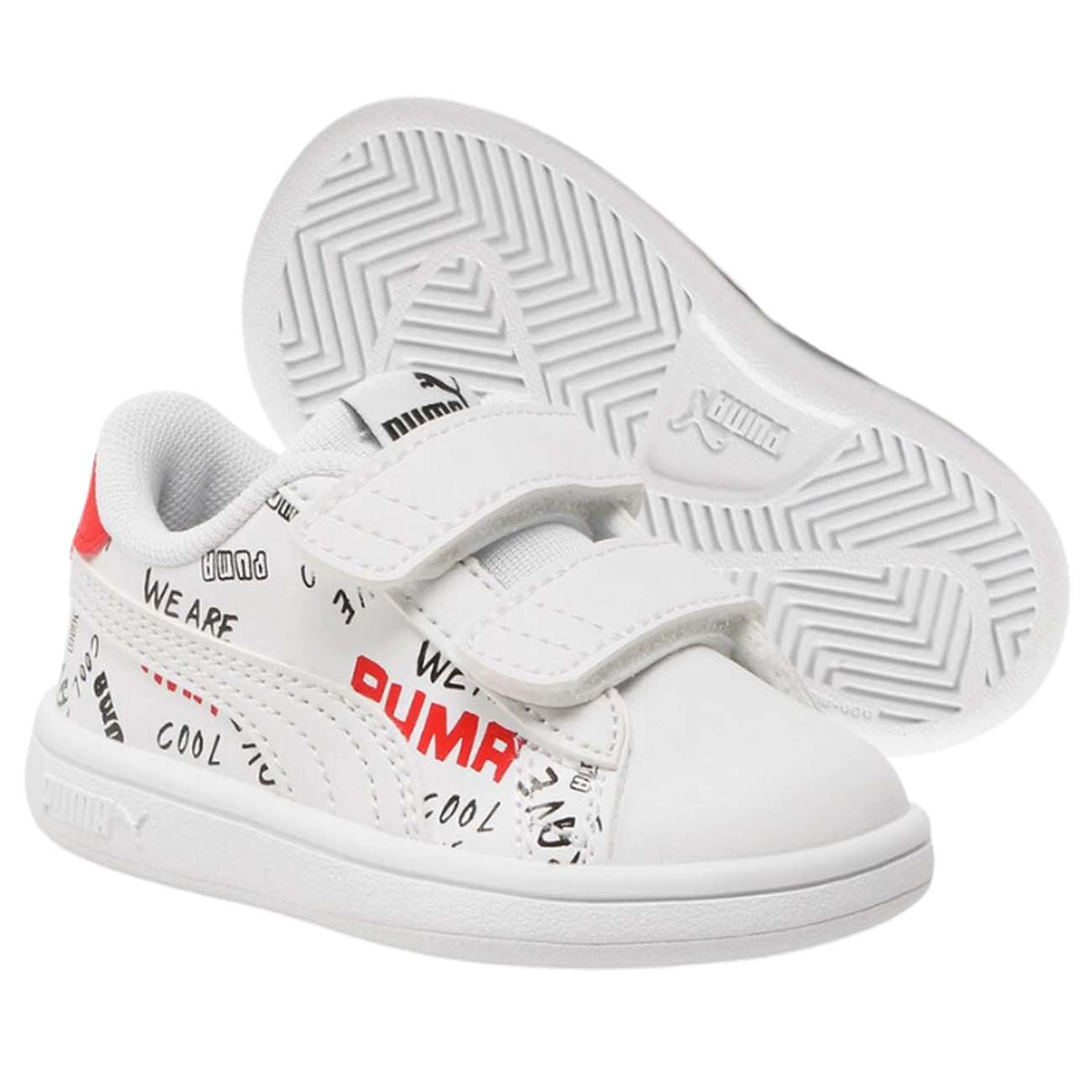 PUMA CHILDREN'S SHOE 389761 01 SMASH V2 BRAND LOVE
