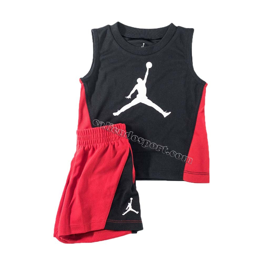 COMPLETO JORDAN BIMBO 655950 TRIANGLE PANTALONCINO+SMANICATO