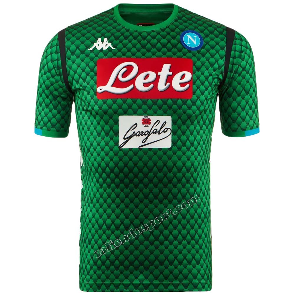NAPOLI KAPPA KOMBAT EXTRA SHIRT 303GG90 YELLOW 3032UR0 GREEN