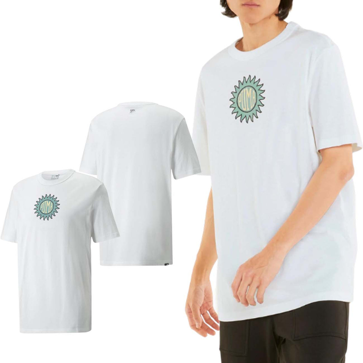 T-SHIRT PUMA 533673 DOWNTOWN GRAFHIC CREW NECK
