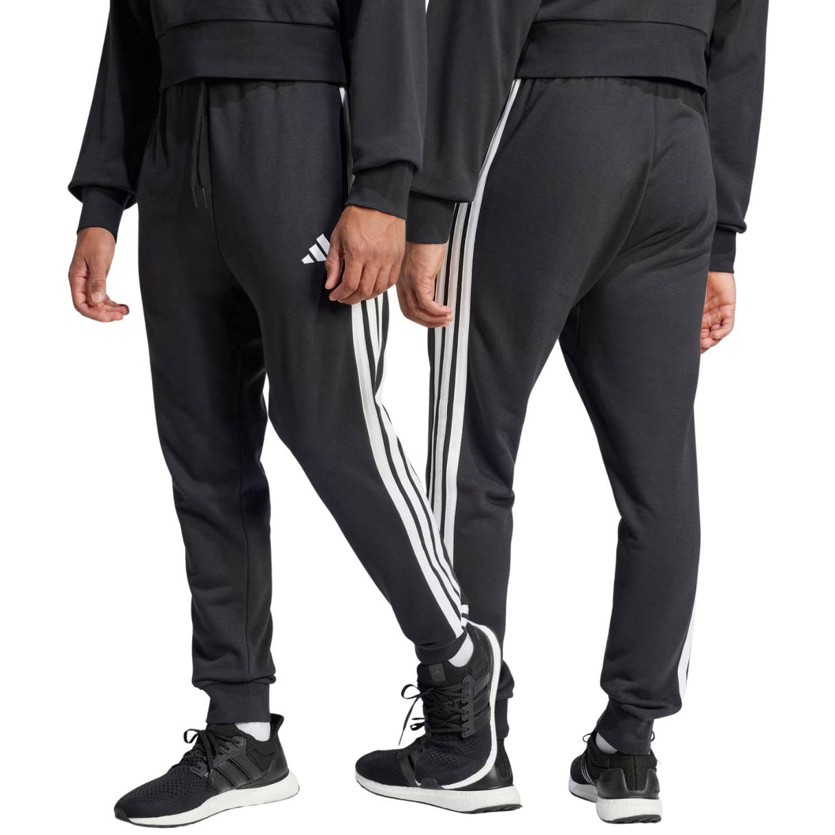 PANTALONE ADIDAS JD1881 ESSENTIALS COTONE GARATO NERO