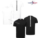 T-SHIRT BIKKEMBERGS VBKB04877 BANDE DE LOGO EN COTON